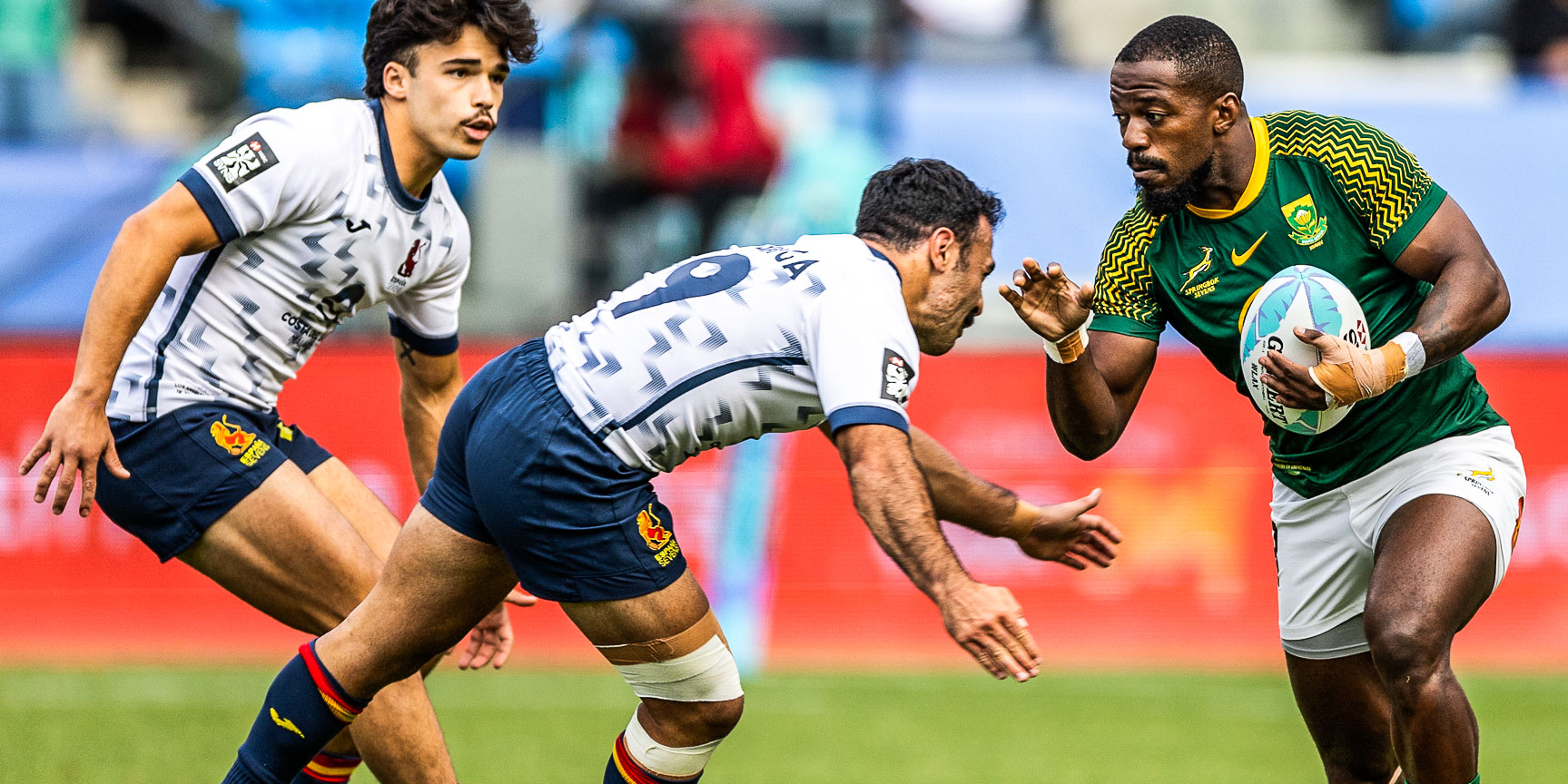 Mfundo Ndhlovu scored a superb solo-try in the final against Spain.