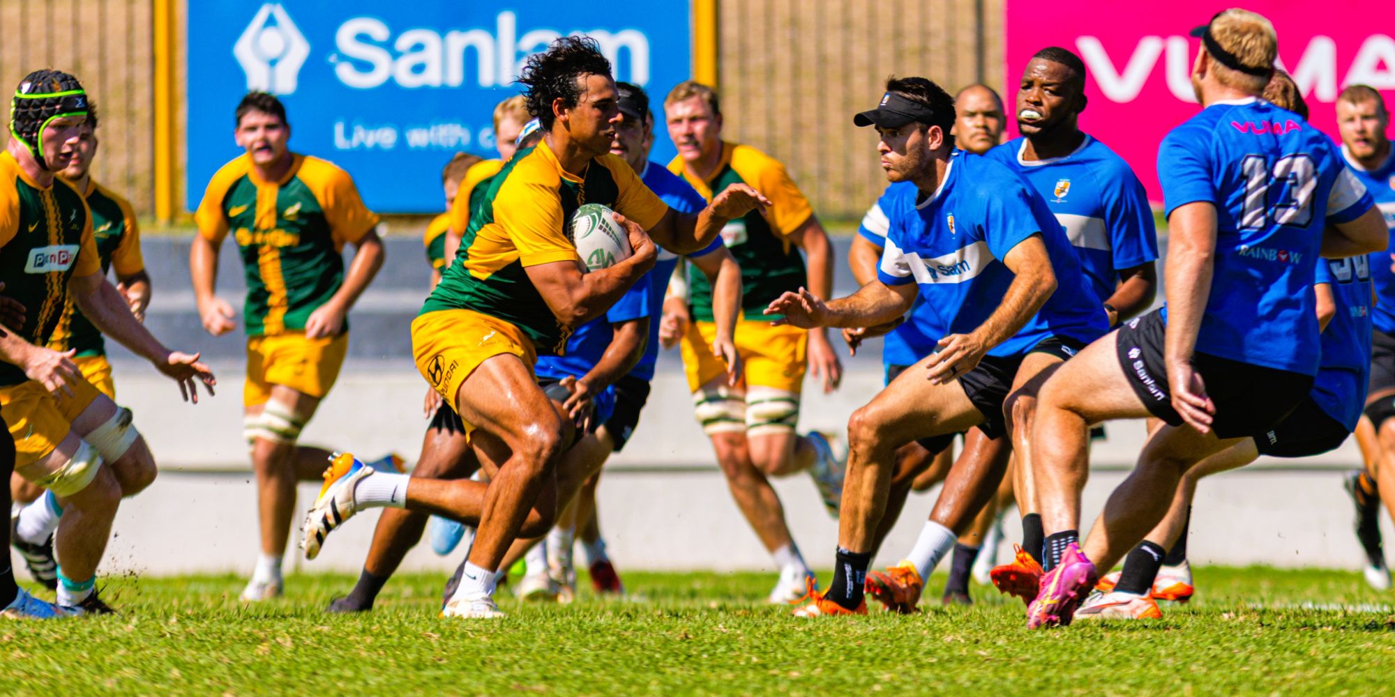 Christian Vorster on the attack against the Kavaliers.