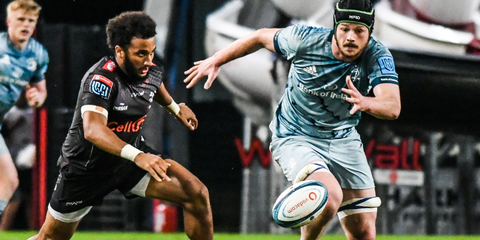 Jaden Hendrikse of the Cell C Sharks in action against Leinster in Durban last season.