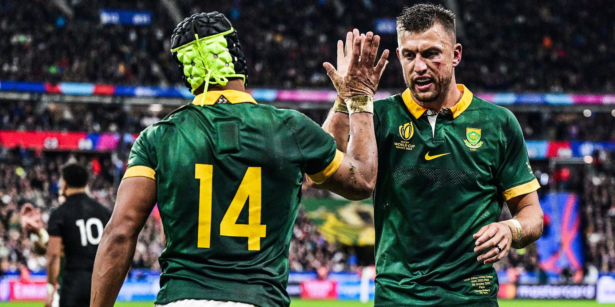 Handre Pollard kicked four penalty goal - all the Boks' points.