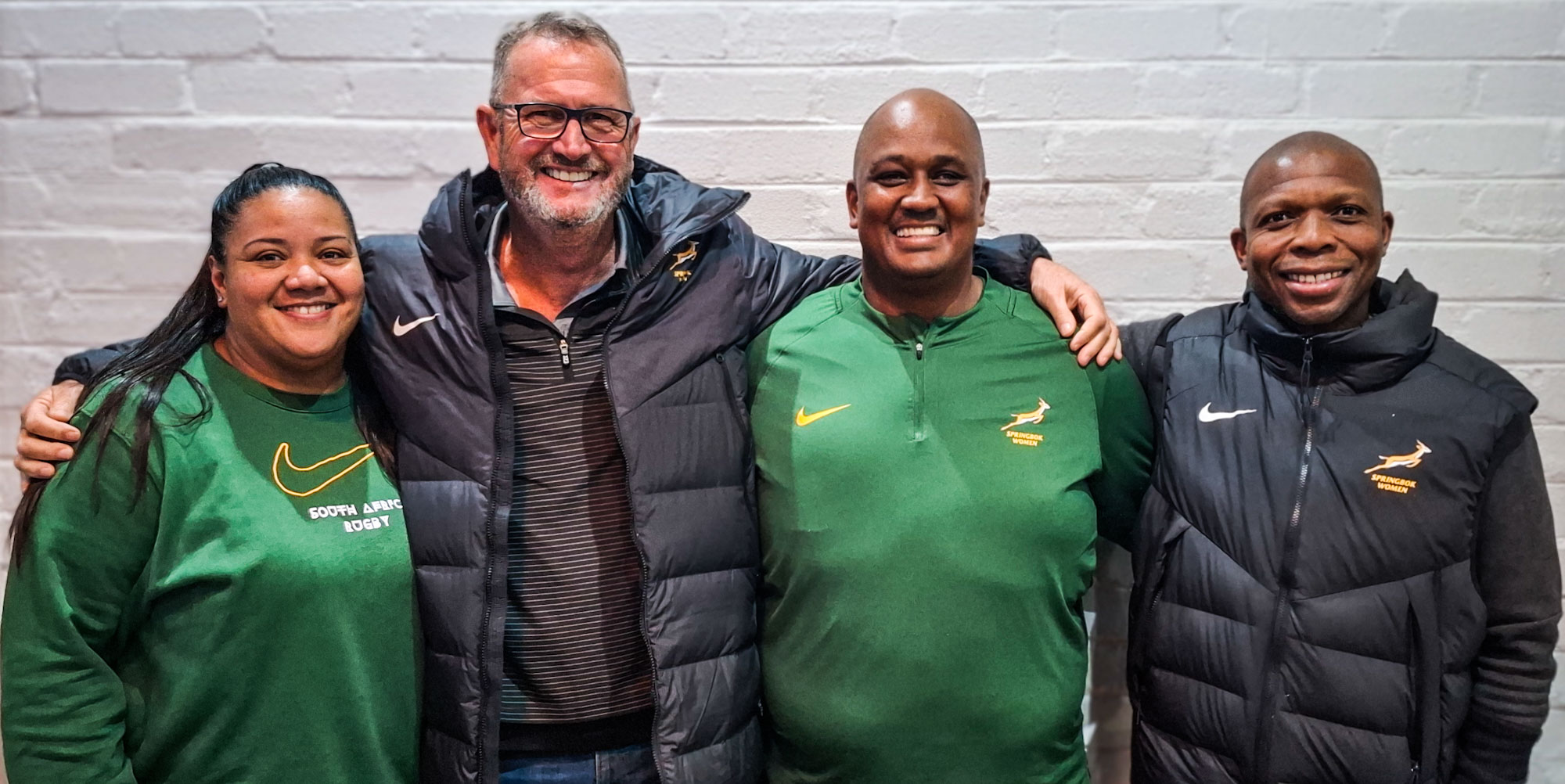 The new Springbok Women's coaching team.