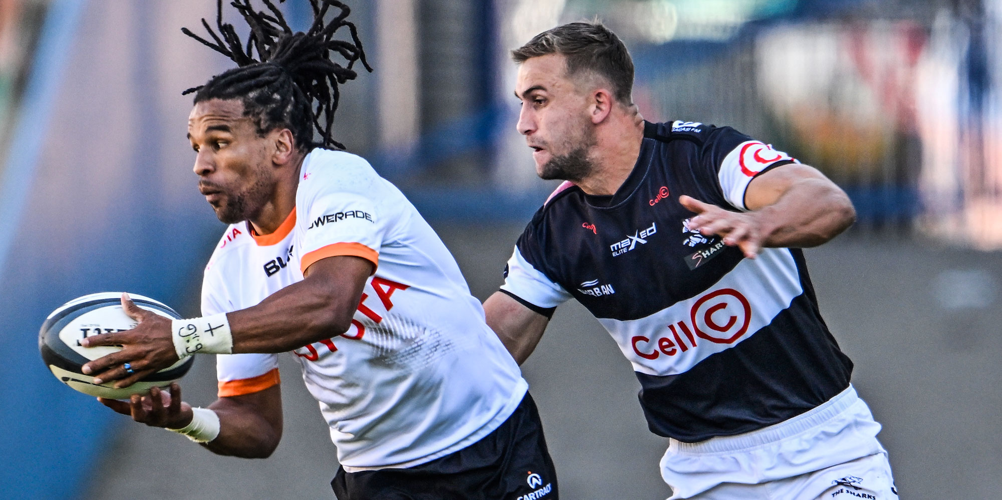 Rosko Specman on the attack for the Toyota Cheetahs.