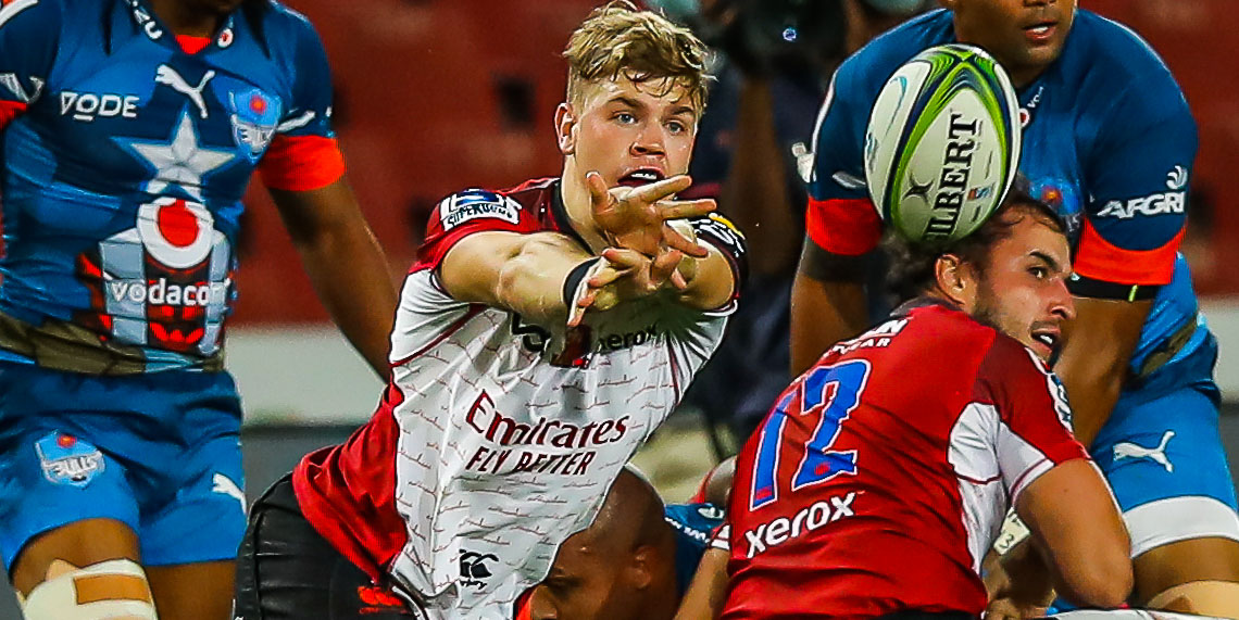 Morne van den Berg scored one of the Emirates Lions' three tries.