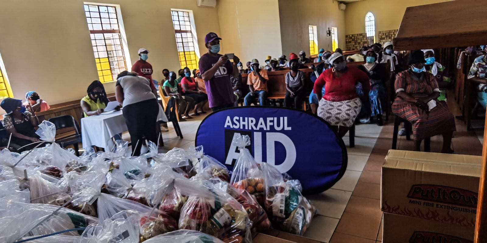 Food parcels in Alexandra