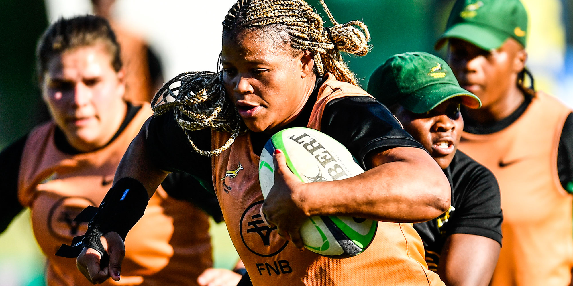 Aseza Hele is a former Springbok Women's Player of the Year.