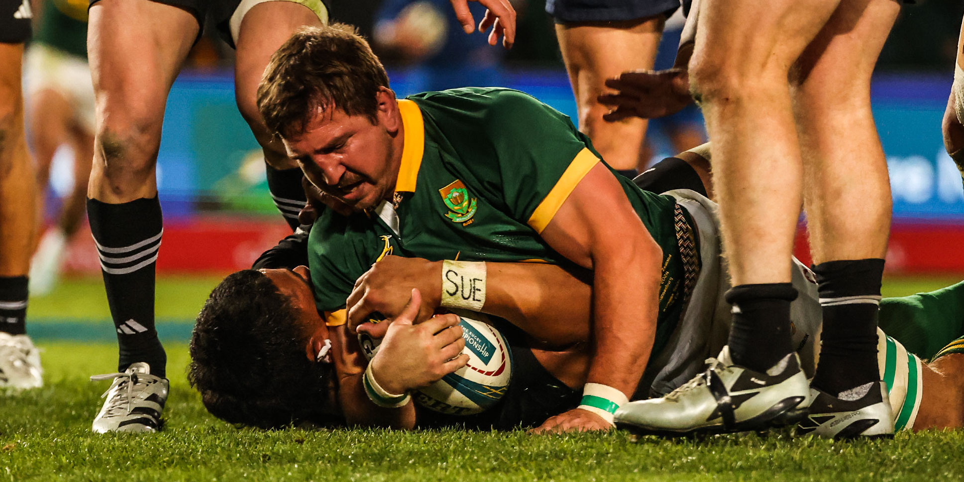 Kwagga Smith's try gave the Boks momentum with 10 minutes to go.