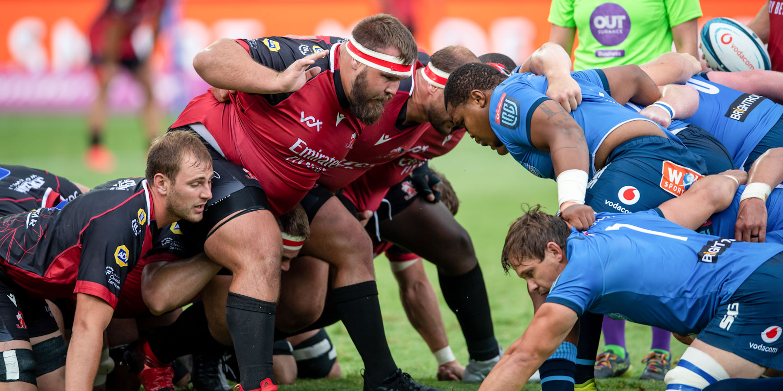 Scrum time at Loftus.